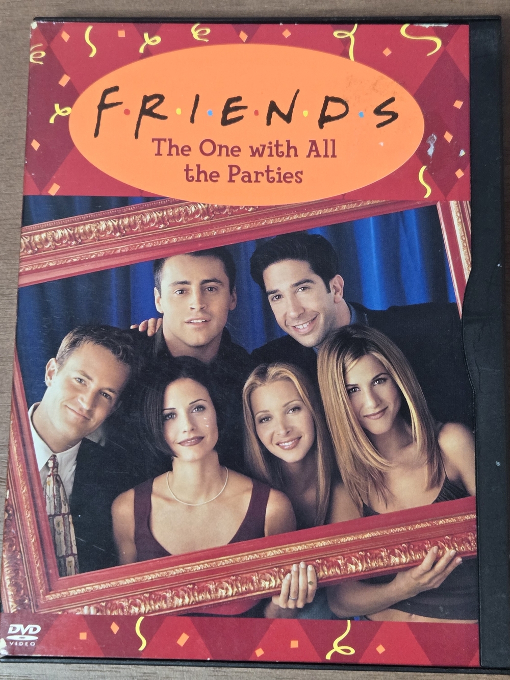 FRIENDS DVD - The One with All the Parties - Red/Orange